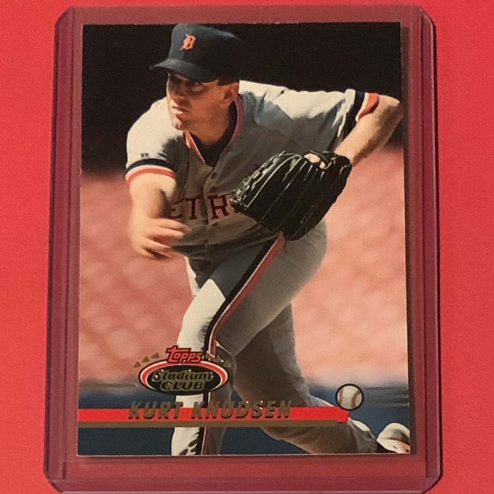 Kurt Knudsen #65 1993 Topps Stadium Club Baseball Trading Card